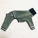 イタグレ服 ★ＩＭ完成品★スカルワッペン付きロンパース(カーキ)