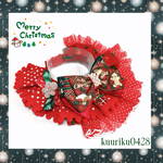 〖*↟⍋*↟2023𝙻𝙰𝚂𝚃ℂ𝕙𝕣𝕚𝕤𝕥𝕞𝕒𝕤*↟⍋*↟〗ガーリークリスマスドッキングデザインxクッキーモチーフ🎅🏻🎄.*《ケープ首輪》