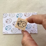 「リス」スタンプ