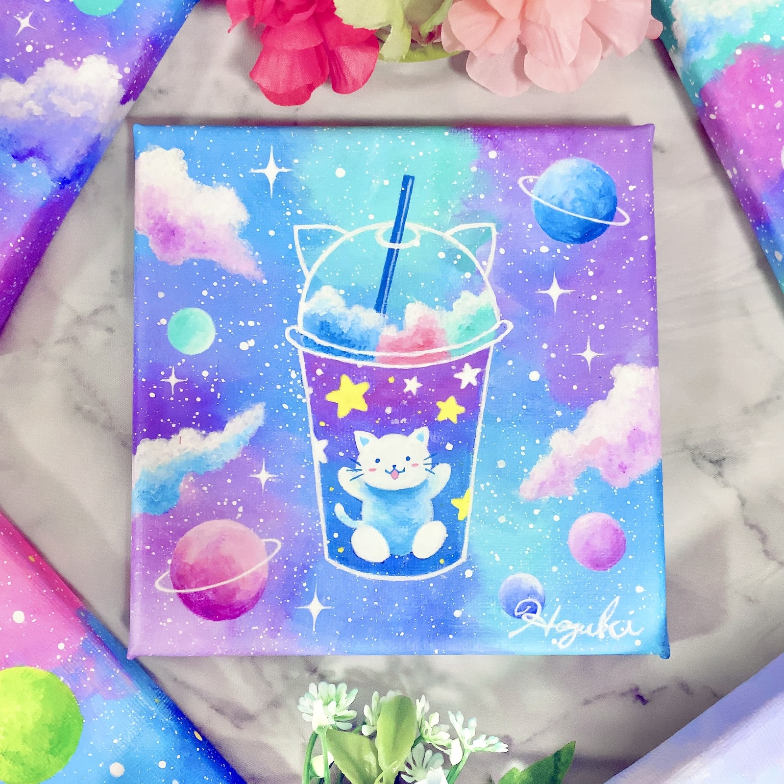 ネコの宇宙ドリンク