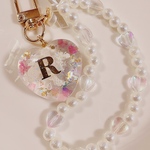 【オーロラ】sugarbutterイニシャルキーホルダー