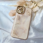iPhone14ケース　テクスチャーアート　アルコールインクアート　ニュアンス　シンプル