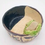 鉄絵かえる椀
