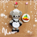 メイドクマちゃんのキーホルダー