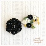 T様専用ページ　Floating Flower /Bouquet ビーズ刺繍ブローチ