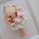 うさちゃん抱っこDoll♡ドールチャーム♡ドール♡フェルト♡