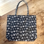 💎柄マチ付き折畳みビッグbag