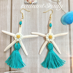 ヒトデフラワータッセルピアス