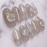 クリスマスに🎄.*  ジェルネイルチップ