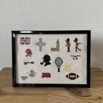 イギリス　クロスステッチフレーム