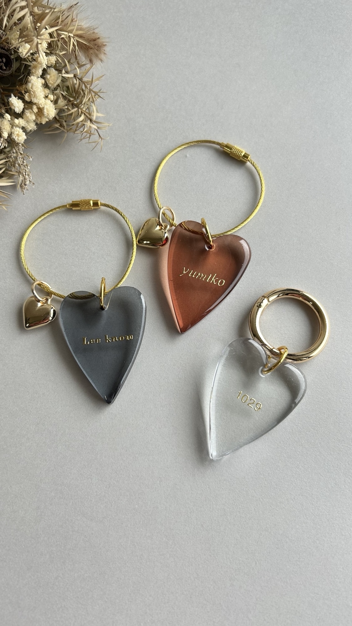 メグえもん525☆リメイク☆ぷっくりハートキーホルダー４個セット 1次受付】MGA on “Harmony” Keyholder Set＜受付期間：～9/22＞ – Mrs