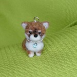 柴犬   ストラップ 羊毛フェルト