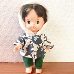 ロボットのTシャツ あおくん　メルちゃん　あおくん服　メルちゃん服　ソランちゃん　人形服　男の子