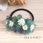 ♡再販♡絵本から飛び出したようなお花畑のヘアゴム《ボタニカル？》