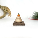 鏡餅　ミニサイズ　木製　かがみもち　無垢材　お正月　新年