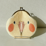 sale!《オカメインコ 黄色》がまぐち 大