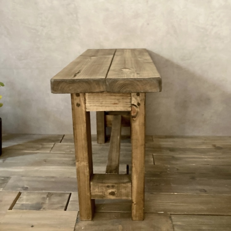 【ヴィンテージ木材ベンチ/棚】イス、ベンチ 楽天市場】ダイニングベンチ 140 単品 古木 古材 無垢材 板座