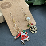 クリスマス！可愛いアシンメトリーピアス・イヤリング♡