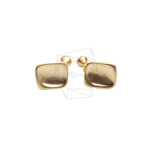 ERG-2598-MG【2個入り】スクエアピアス,Square Post Earrings/11mm X 12mm