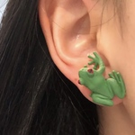 [再販] カエルのシンプルピアス