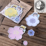 書き込める✎*。お花シール       ＊ 幼稚園  保育園  保育士  先生  卒園アルバム  手帳  コメントシール  アルバム  クラフト  育児日記   成長記録  日記  シール 