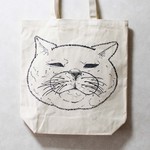 【ブサ猫キャンバストート】トート  BIGフェイス！ 猫トート