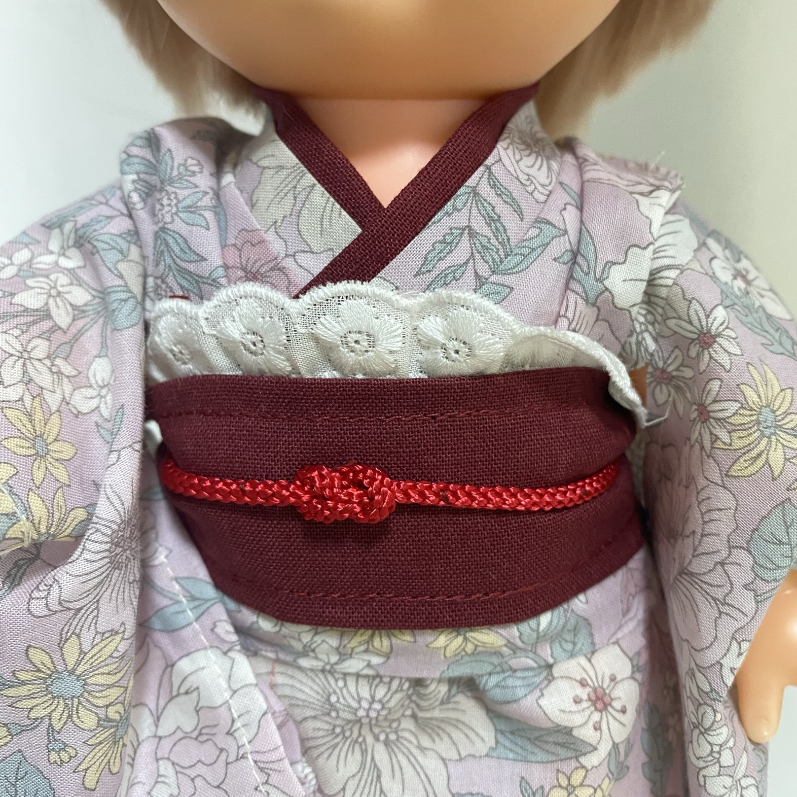 ＊ソラ様ご確認用＊夢 創作文化人形✴︎お着物✴︎ボンネット着せ替え約42cm✴︎ ソランちゃん メルちゃん 着物 和装 26センチドール服 着せ替え
