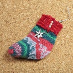 「ロボの、クリスマス色の飾りくつした」その２