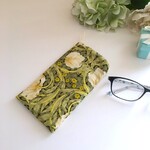 ウイリアムモリス*大人乙女のメガネケース*ピンパネール*眼鏡ケース*リーディンググラス*上品カラー*簡単スマホケース
