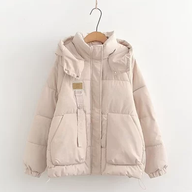 冬服の新しい おしゃれ 綿入れのコート