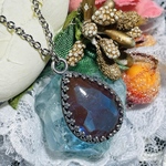 【saphirine】大粒サフィリーンのdropネックレス