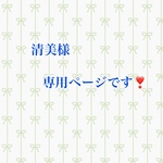 清美様専用ページです❣️