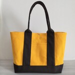 ☆popupale 5577様専用☆ トートバッグ ヤマブキ×ダークブラウン 倉敷帆布 