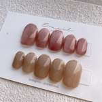ちゅるんマグネット　大人ピンク♡ ミラー　上品　シンプル　ブライダル　成人式　美甲　 fashion nails うるうる　くすみカラー