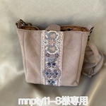 ☆ご注文品☆ インド刺繍リボン✖️ストレッチスエード　ショルダーバッグ