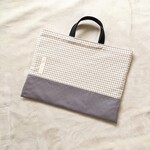 saomam様オーダー*ウィンドウチェックのレッスンバッグ