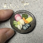 漬け物盛り合わせA  黒皿