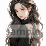 92. teatea.オリジナル 人物ステッカー