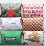 クリスマスバージョン・Pillow Box(プレゼント用・ラッピング用ＢＯＸ）