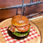 ベーコンチーズバーガーのメモスタンド★⑪