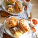 サーモンベーグルサンドセット🥯