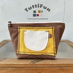 tuttifun＊革ポケットポーチ  ➖brown