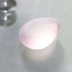 桃色の透明な石：波動玉®【現品一点もの・特別価格】