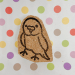 セキセイインコはんこ（横向き）
