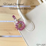 【134】✿大人気 キークリップ ♬.*ﾟアリッサム フラワー型 キーチェーン バッグクリップ レジン かすみ草 レースフラワー