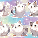 デザインペーパー MOFU MOFU CAT コラージュシート
