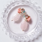 bijou×roseクォーツピアス