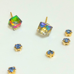 ひとつぶの♡にじのかけらピアス