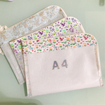 ameria77様オーダー品　リバティビニコ　A4大きく開く連絡袋　３点