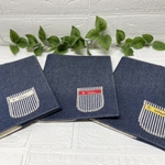 🌷hさま　ご注文品専用ページ　A5バインダーカバー　　👖デニム&ヒッコリーポッケ♬